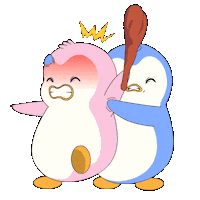 Angry I Love You Sticker by Pudgy Penguins