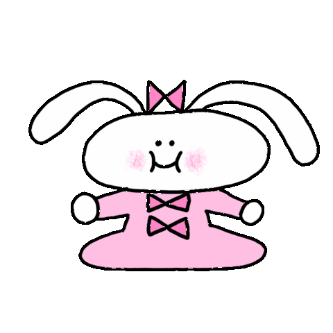Excited Bunny Sticker