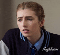 Sad Worry GIF by Neighbours (Official TV Show account)