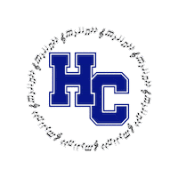 HarperCreekCommunitySchools hc harper creek community schools harper creek blue hc Sticker