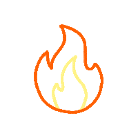 Fire Lines Sticker
