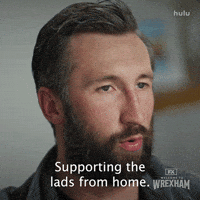 Cheering On Ryan Reynolds GIF by Welcome to Wrexham
