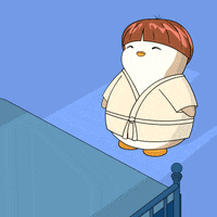 Tired Good Night GIF by Pudgy Penguins