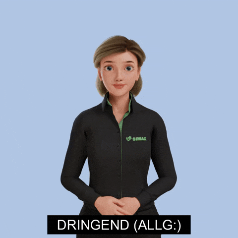 Avatar Gebärdensprache GIF by Sign Time - SiMAX