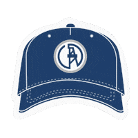 usptu blue cap синий угнту Sticker