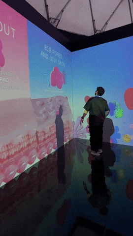 lzyvisual giphyupload interactive immersive projection mapping GIF