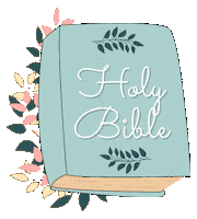 eliz_pal book bible christians holy bible Sticker