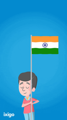 ixigo giphyupload india freedom independence day GIF