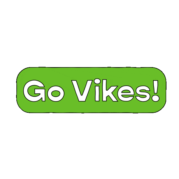 Vikings Csu Sticker by Cleveland State University