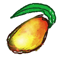 MikeWirthArt mango mike wirth mikewirth Sticker