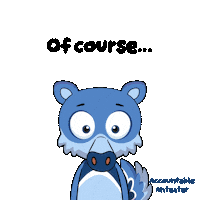 Of Course Ant Sticker by VeeFriends