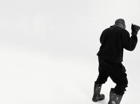 Oldflowers giphyupload dancing kanye west groove GIF