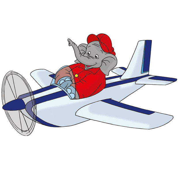 flowers plane Sticker by Kiddinx