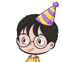 Happy Birthday Wow Sticker