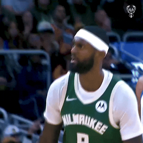 Nba Yell GIF by Milwaukee Bucks