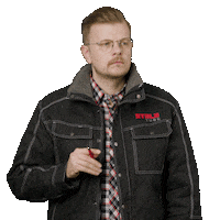 Happy Jamie Hyneman Sticker by Inspiroiva Creative