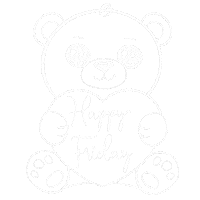 Happy Teddy Bear Sticker