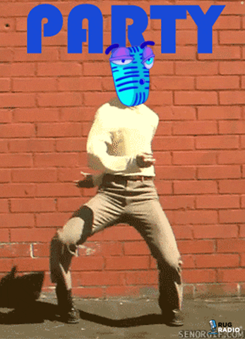 Dance Party Hard GIF by Rug Radio