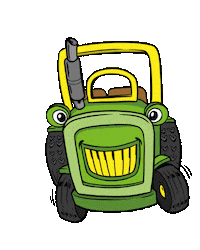 Norgerberg camping tractor drenthe kamperen Sticker