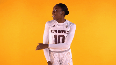 Womens Basketball Dance GIF by Sun Devils