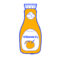 Vitamin C Art Sticker by Creative Loafing Atlanta