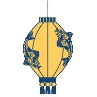 Chinese Lantern Good Luck Sticker by Chinatown London