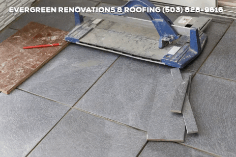 EvergreenRenovations giphygifmaker gutter installation portland gutter repair portland or gutters portland GIF