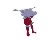 Rita Repulsa Battle Sticker