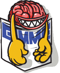 Brain Smirk Sticker by THE GIMME PROJECT