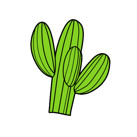 Sucstu giphyupload green modern cactus Sticker