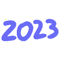 Happy New Year Sticker by Derek Hunten