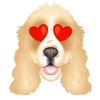 In Love Heart Eyes Sticker by zoopeez