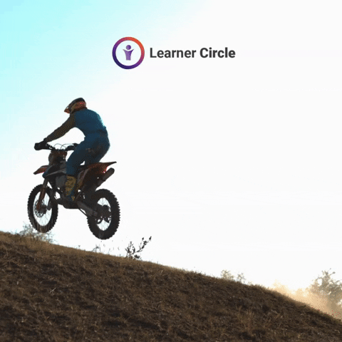 Jump Bike GIF by Learner Circle