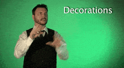 sign language decorations GIF by Sign with Robert