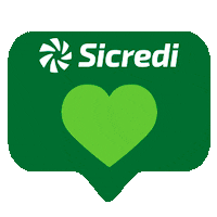 Green Heart Coracao Verde Sticker by Sicredi Noroeste RS