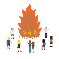 Fire Finland Sticker by ThisisFINLAND
