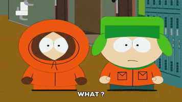 scared kyle broflovski GIF by South Park 