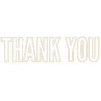 Thanks Sticker by Palms and Pines Group