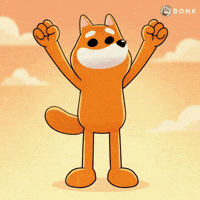 Bouncing Up And Down Light Particles GIF by BONK