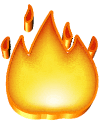 Fire 3D Sticker by AnimatedText