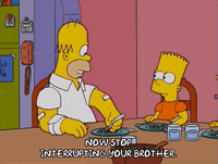 homer simpson eating GIF