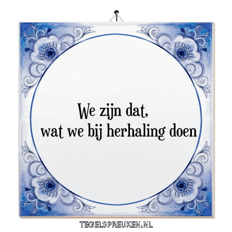 Humor Focus Sticker by Tegelspreuken.nl