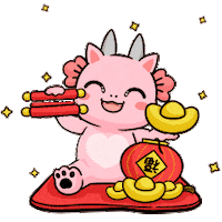 Happy New Year Money Sticker