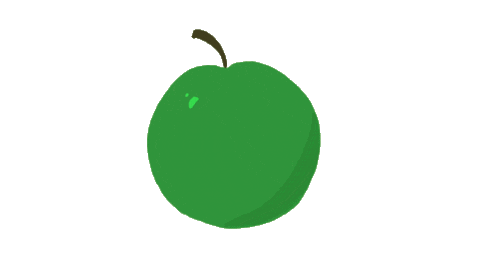 kat_f_art giphyupload apple katfart Sticker
