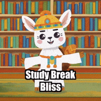 Library Relaxation GIF by Llamaozi