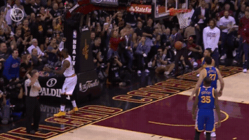 excited lebron james GIF by NBA