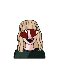 Cute Girl Aww Sticker by mahoniemoni