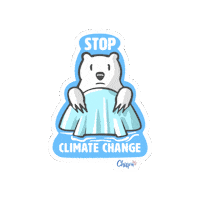 Warming Climate Change Sticker by Chispa App