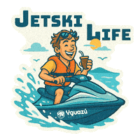 yguazuresort jetski yguazu yguazu resort Sticker
