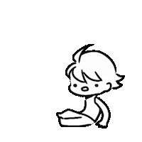 Shocked Fall Sticker